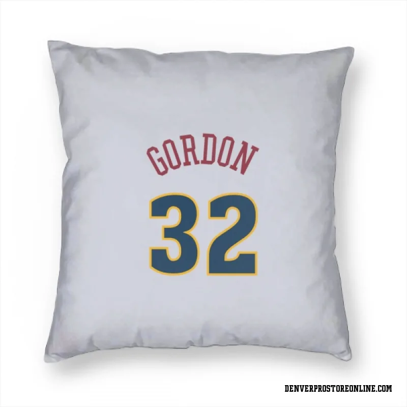 White Denver Nuggets  Aaron Gordon  Pillow Cover (18 X 18)