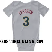 White Denver Nuggets  Allen Iverson  Newborn & Infant Bodysuit