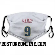 White Denver Nuggets  Dario Saric  Face Mask (With 2 Free PM2.5 Filters)