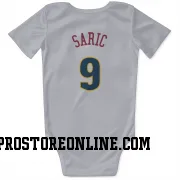 White Denver Nuggets  Dario Saric  Newborn & Infant Bodysuit