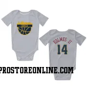 White Denver Nuggets  DaRon Holmes II  Newborn & Infant Bodysuit