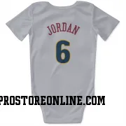 White Denver Nuggets  DeAndre Jordan  Newborn & Infant Bodysuit