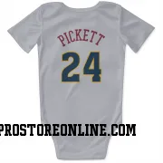 White Denver Nuggets  Jalen Pickett  Newborn & Infant Bodysuit