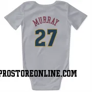 White Denver Nuggets  Jamal Murray  Newborn & Infant Bodysuit