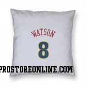 White Denver Nuggets  Peyton Watson  Pillow Cover (18 X 18)