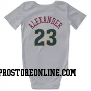 White Denver Nuggets  Trey Alexander  Newborn & Infant Bodysuit