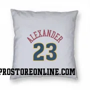 White Denver Nuggets  Trey Alexander  Pillow Cover (18 X 18)