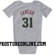 White Denver Nuggets  Vlatko Cancar  Newborn & Infant Bodysuit